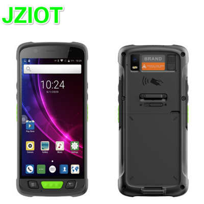 JZIOT V9000P 5.5 inch Đèn cầm tay Android 9.0 UHF HF LF RFID Reader 1D 2D Barcode Scanner PDA