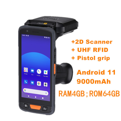 2024 5.5in Portable Android PDA 1D 2D Barcode Scanner cầm tay RFID Pda Reader